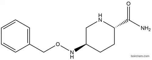 (2S,5R)-5-[(benzyloxy)amin o]piperidine-2-carboxamide