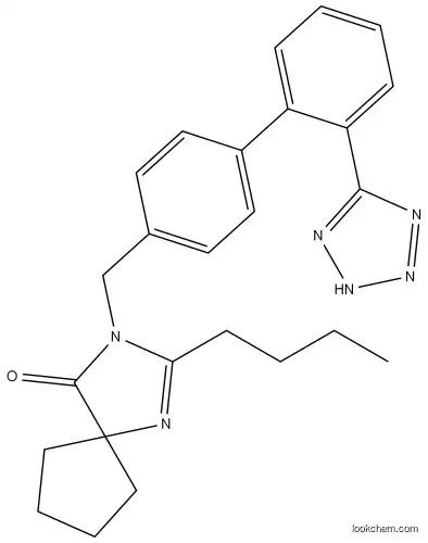 3-butyl-2-[[4-[2-(2h-tetrazol-5-yl)phenyl]phenyl]methyl]-2,4-diazaspiro[4.4]non-3-en-1-one