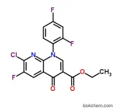Ethyl 7-Chloro-1- (2, 4-difluorophenyl) -6-Fluoro-4-Oxo-1, 4-Dihydro-1, 8-Naphthyridine-3-Carboxylate CAS 100491-29-0
