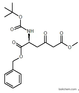 (2S)-Benzyl-2-N-BOC-5-carbomethoxy-4-oxo-pentanate