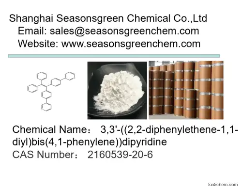 lower price High quality 3,3'-((2,2-diphenylethene-1,1-diyl)bis(4,1-phenylene))dipyridine