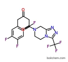(2Z)-4-Oxo-4-[3-(trifluoromethyl)-5,6-dihydro-[1,2,4]triazolo[4,3-a]pyrazine-7(8H)-yl]-1-(2,4,5-trifluorophenyl)butan-2-one CAS 764667-65-4