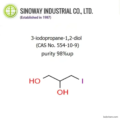 Custom Manufacturing Top Quality 3-iodopropane-1,2-diol Purity 98%up