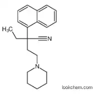 2-ethyl-2-naphthalen-1-yl-4-piperidin-1-ylbutanenitrile CAS 2828-06-0