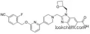 1H-Benzimidazole-6-carboxylic acid, 2-[[6-[(4-cyano-2-fluorophenyl)methoxy]-3′,6′-dihydro[2,4′-bipyridin]-1′(2′H)-yl]methyl]-1-[(2S)-2-oxetanylmethyl]