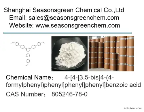 lower price High quality 4-[4-[3,5-bis[4-(4-formylphenyl)phenyl]phenyl]phenyl]benzoic acid