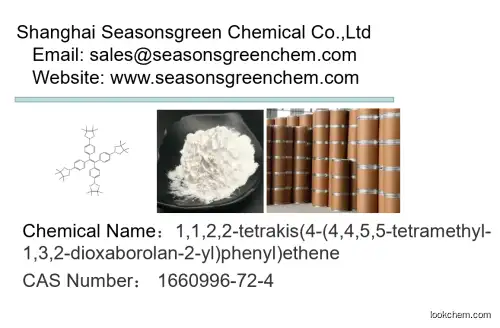 lower price High quality 1,1,2,2-tetrakis(4-(4,4,5,5-tetramethyl-1,3,2-dioxaborolan-2-yl)phenyl)ethene