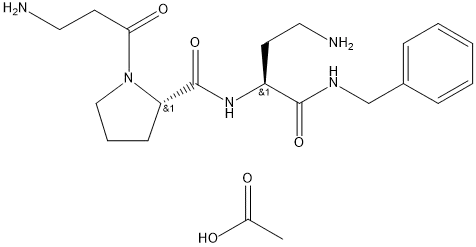 Dipeptide diaminobutyroyl benzylamide diacetate