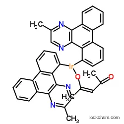 Bis(2-methyldibenzo[f,h]quinoxaline) (acetylacetonate) iridium (III))