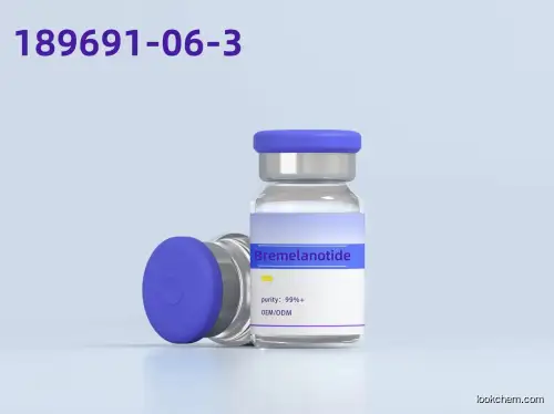 Factory supply Bremelanotide PT-141 99% Purity CAS 189691-06-3 With Good Price