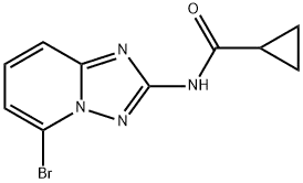 N-(5-Bromo[1,2,4]triazolo[1,5-a]pyridin-2-yl)cyclopropanecarboxamide