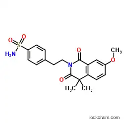 p-[2-(3,4-dihydro-7-methoxy-4,4-dimethyl-1,3-dioxo-2(1H)-isoquinolyl)ethyl]benzenesulphonamide) CAS: 33456-68-7