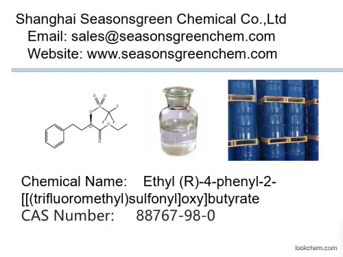 lower price High quality Ethyl (R)-4-phenyl-2-[[(trifluoromethyl)sulfonyl]oxy]butyrate