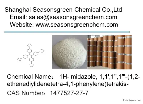 1H-Imidazole, 1,1',1'',1'''-(1,2-ethenediylidenetetra-4,1-phenylene)tetrakis-
