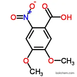4,5-Dimethoxy-2-nitrobenzoic CAS No.: 4998-07-6
