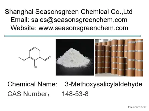 3-Methoxysalicylaldehyde CAS No.: 148-53-8