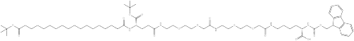 Fmoc-L-Lys[Oct-(otBu)-Glu-(otBu)-AEEA-AEEA]-OH