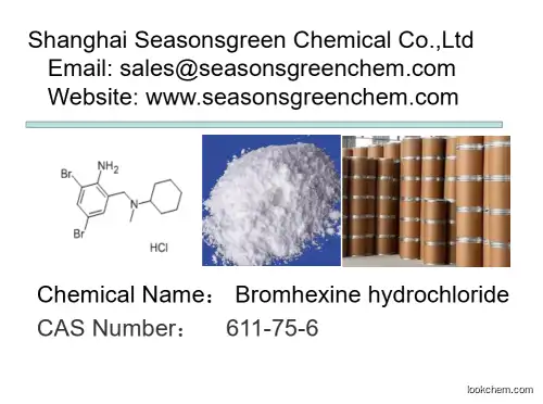 Bromhexine hydrochloride CAS No.: 611-75-6