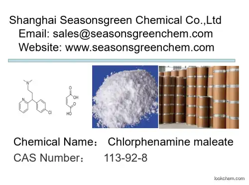 Chlorpheniramine maleate CAS No.: 113-92-8