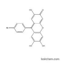 3H-Xanthen-3-one, 9-(4-bromophenyl)-2,6,7-trihydroxy-