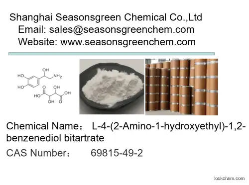 L-4-(2-Amino-1-hydroxyethyl)-1,2-benzenediol bitartrate