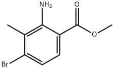 Benzoic acid, 2-amino-4-bromo-3-methyl-, methyl ester