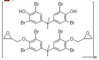 2,2'-[(1-Methylethylidene)bis[(dibromo-4,1-phenylene)oxymethylene]]bis[oxirane]-4,4'-(1-methylethylidene)bis[2,6-dibromophenol] copolymer CAS 68928-70-1