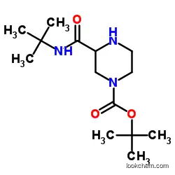 S-(+)-2-(tert-Butylcarboxyamide)-4-tert-butoxycarbonylpiperazine CAS: 150323-35-6