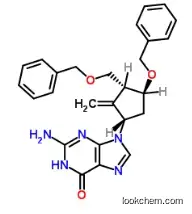 2-amino-9-((1S,3R,4S)-4-(benzyloxy)-3-(benzyloxymethyl)-2-methylenecyclopentyl)-1H-purin-6(9H)-one CAS 142217-81-0