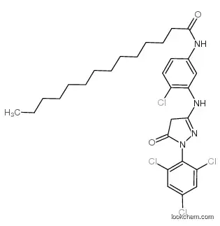 N-[4-chloro-3-[[4,5-dihydro-5-oxo-1-(2,4,6-trichlorophenyl)-1H-pyrazol-3-yl]amino]phenyl]myristamide CAS: 54636-84-9