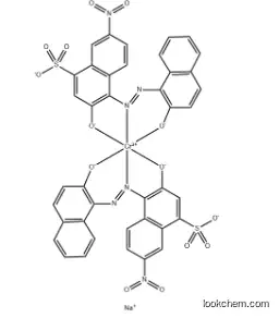 trisodium bis[3-hydroxy-4-[(2-hydroxy-1-naphthyl)azo]-7-nitronaphthalene-1-sulphonato(3-)]chromate(3-) 57693-14-8