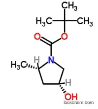 (2S,4R)-4-hydroxy-2-methyl-pyrrolidine-1-carboxylic acid tert-butyl ester CAS 114676-61-8