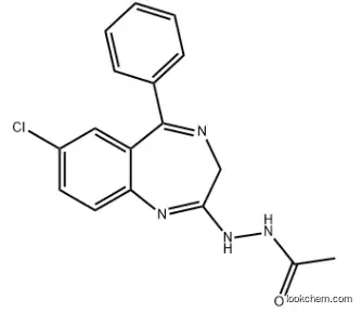 2-(2-ACETYLHYDRAZINO)-7-CHLORO-5-PHENYL-3H-1,4-BENZODIAZEPINE CAS 28910-89-6