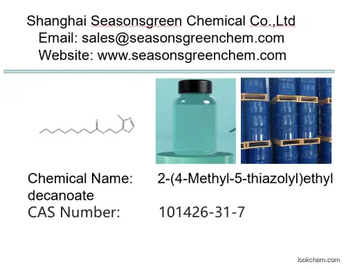 lower?price?High?quality 2-(4-Methyl-5-thiazolyl)ethyl decanoate