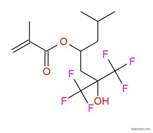 1,1,1-Trifluoro-2-hydroxy-6-methyl-2-(trifluoromethyl)-heptane-4-yl methacrylate CAS 949573-37-9