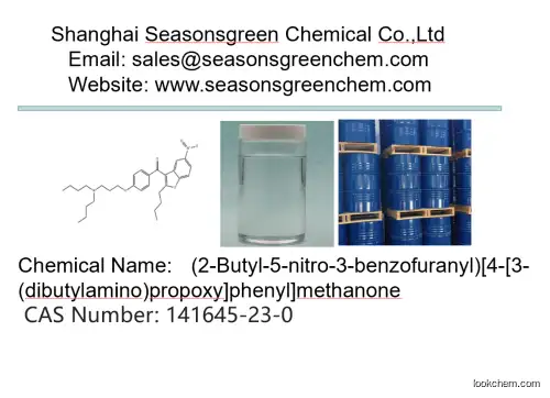 (2-Butyl-5-nitro-3-benzofuranyl)[4-[3-(dibutylamino)propoxy]phenyl]methanone