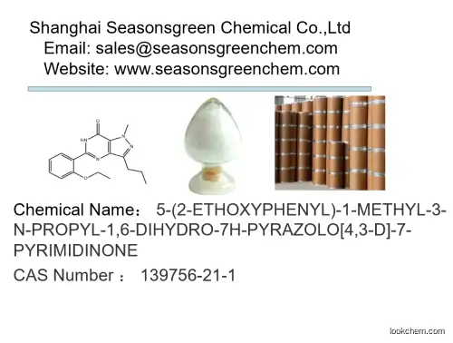 5-(2-ETHOXYPHENYL)-1-METHYL-3-N-PROPYL-1,6-DIHYDRO-7H-PYRAZOLO[4,3-D]-7-PYRIMIDINONE