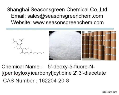 5`-deoxy-5-fluore-N-[(pentoyloxy)carbonyl]cytidine 2`,3`-diacetate