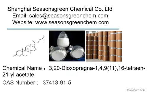 3,20-Dioxopregna-1,4,9(11),16-tetraen-21-yl acetate