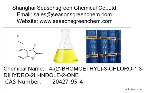 4-(2'-BROMOETHYL)-3-CHLORO-1,3-DIHYDRO-2H-INDOLE-2-ONE