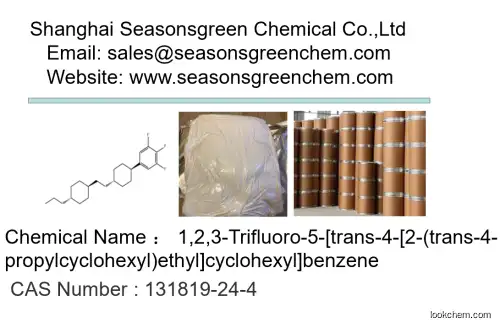 1,2,3-Trifluoro-5-[trans-4-[2-(trans-4-propylcyclohexyl)ethyl]cyclohexyl]benzene