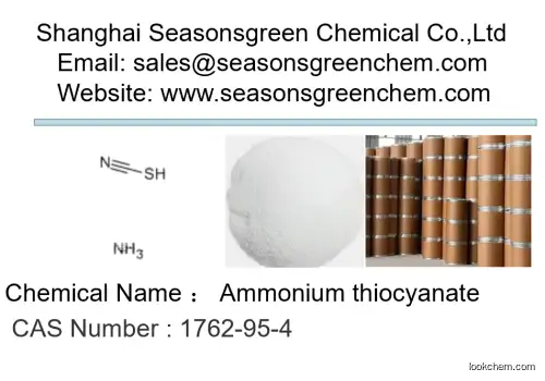 Ammonium thiocyanate CAS No.: 1762-95-4