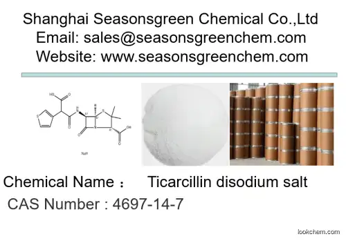 Ticarcillin disodium salt CAS No.: 4697-14-7