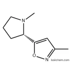 Isoxazole, 3-methyl-5-[(2S)-1-methyl-2-pyrrolidinyl]- (9CI) CAS:147402-53-7