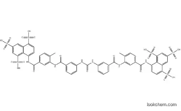 8,8'-[carbonylbis[imino-3,1-phenylenecarbonylimino(4-methyl-3,1-phenylene)carbonylimino]]bisnaphthalene-1,3,5-trisulphonic acid 145-63-1