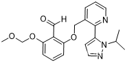 Benzaldehyde, 2-(methoxymethoxy)-6-[[2-[1-(1-methylethyl)-1H-pyrazol-5-yl]-3-pyridinyl]methoxy]-(1667717-42-1)