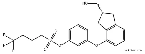 (R)-3-(2-(hydroxymethyl)-2,3-dihydro-1H-inden-4-yloxy) phenyl 4,4,4-trifluorobutane-1-sulfonate