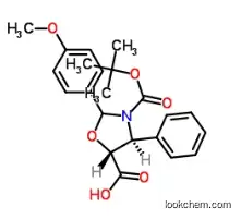 (4S,5R)-3-tert-butoxycarbony-2-(4-anisy)-4-phenyl-5-oxazolidinecarboxylic acid CAS 196404-55-4