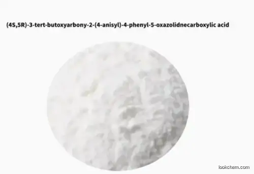 (4S,5R)-3-tert-butoxycarbony-2-(4-anisy)-4-phenyl-5-oxazolidinecarboxylic acid CAS 196404-55-4