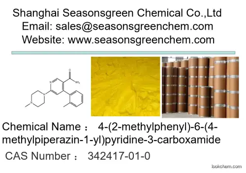 4-(2-methylphenyl)-6-(4-methylpiperazin-1-yl)pyridine-3-carboxamide